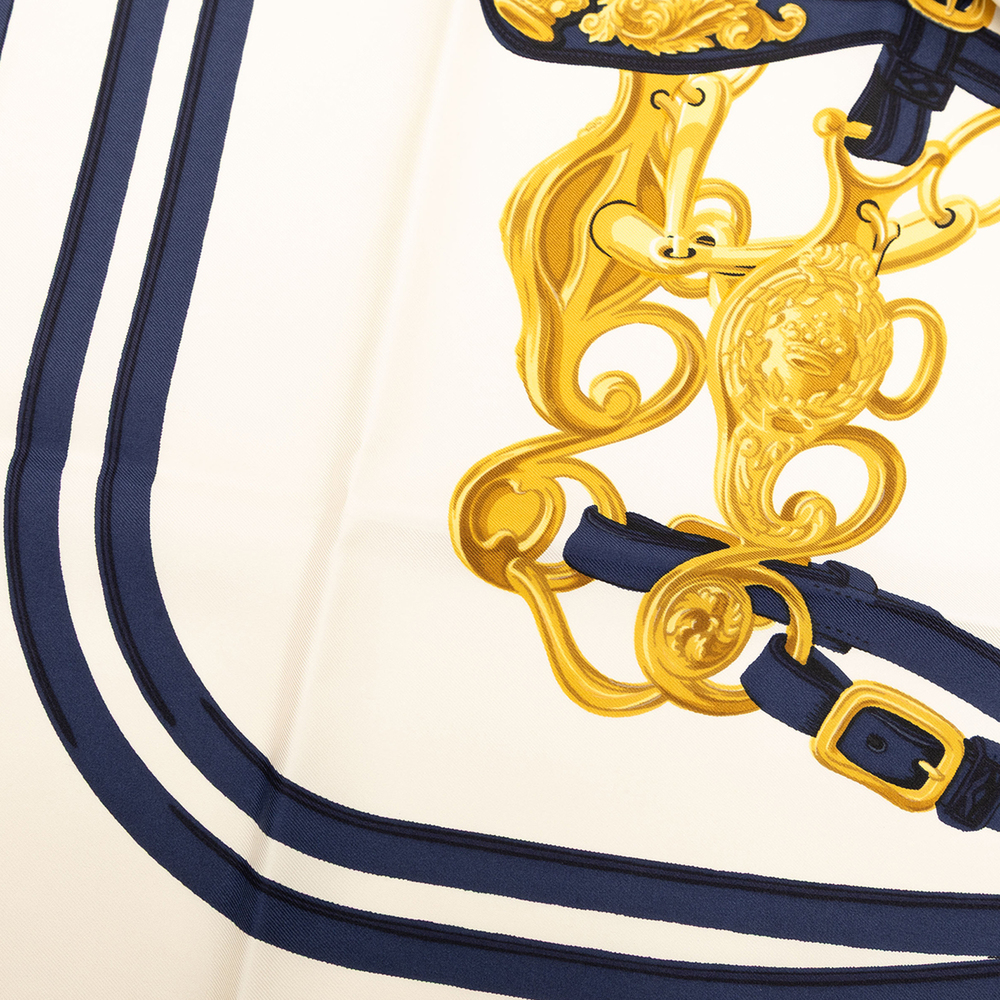 Pre-Loved Hermes Brides de Gala Silk Scarf 90 - Picture 4 of 7